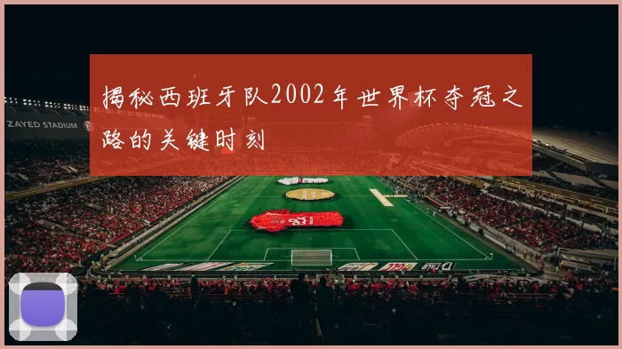 揭秘西班牙队2002年世界杯夺冠之路的关键时刻